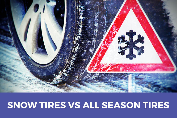 Snow Tires vs All Season Tires - Featured Image
