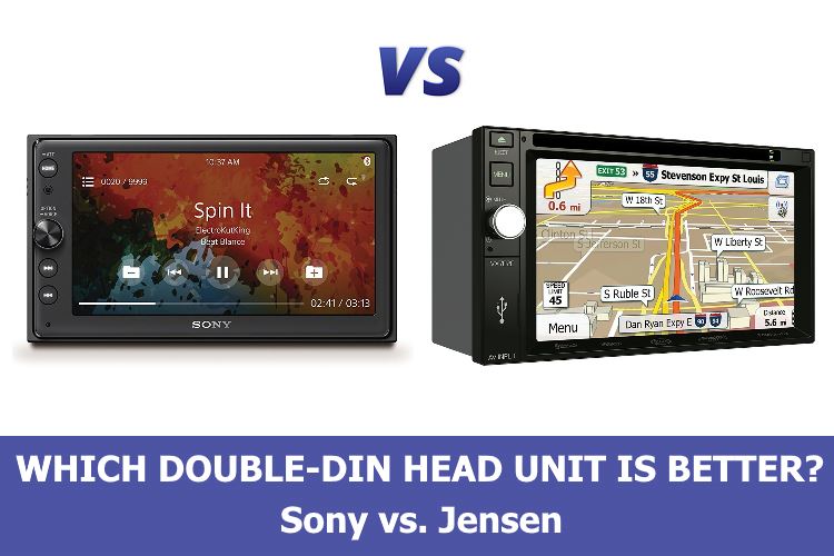sony vs jensen - double din stereo reviever head units