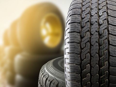 tire tread without wear and tear