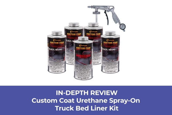 Custom Coat Black 0.875 Gallon Urethane Spray-On Truck Bed Liner Kit