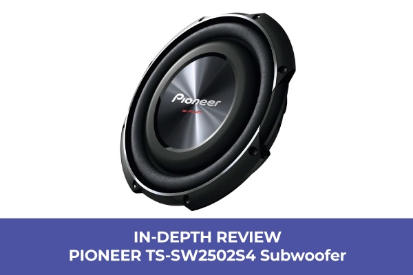 Pioneer TS-SW2502S4 10-Inch, 1.200 Watts Shallow-Mount Subwoofer